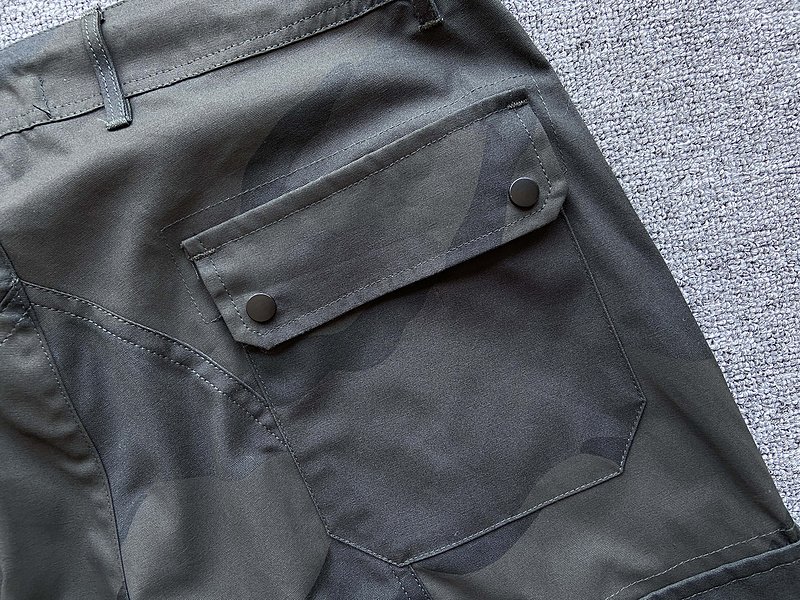 Штаны Stone Island Camouflage "Black" фото № 3