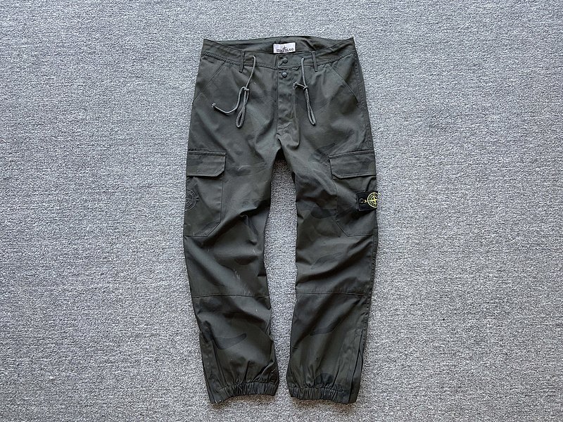 Штаны Stone Island Camouflage "Black" фото № 5