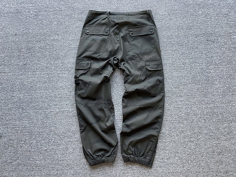 Штаны Stone Island Camouflage "Black" фото № 6