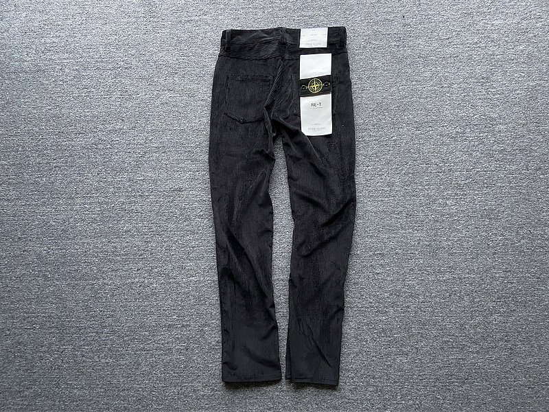 Штаны Stone Island Soft Striped "Black" фото № 4