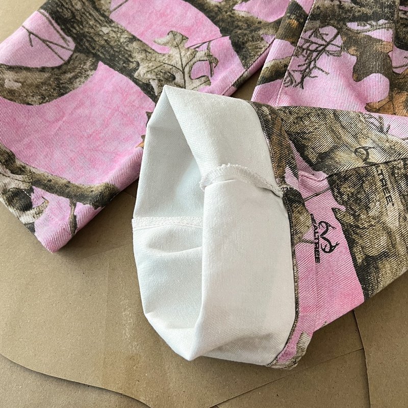 Штаны Stussy Big Ol Jeans Tree Printed "Pink" фото № 7