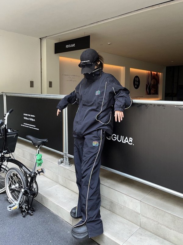 Спортивный Костюм Alexander Wang Round Letter Labeling "Black" фото № 8