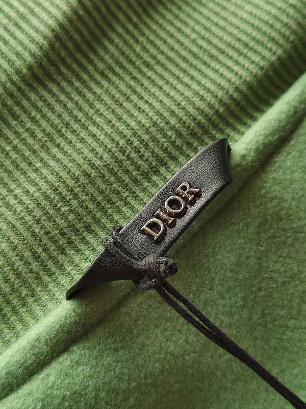 Бомбер Christian Dior Frontside Logo Black Rhinestones "Green" фото № 3