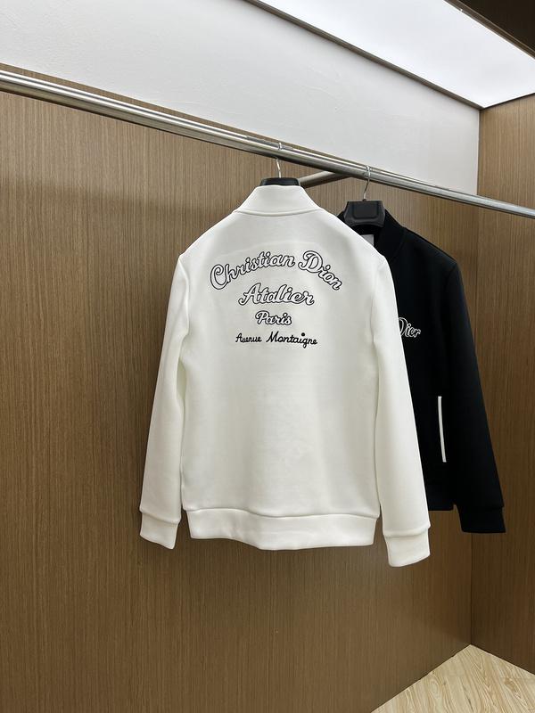 Бомбер Christian Dior Varsity Logo "White" фото № 9