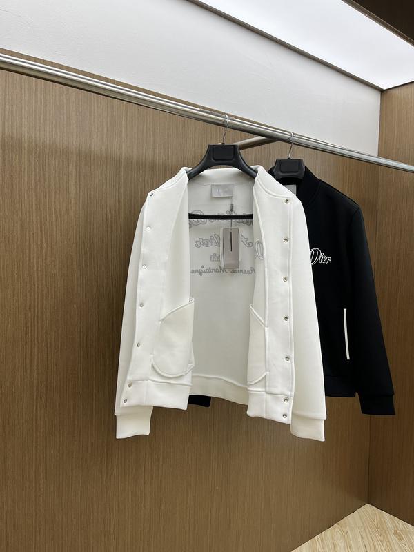 Бомбер Christian Dior Varsity Logo "White" фото № 7