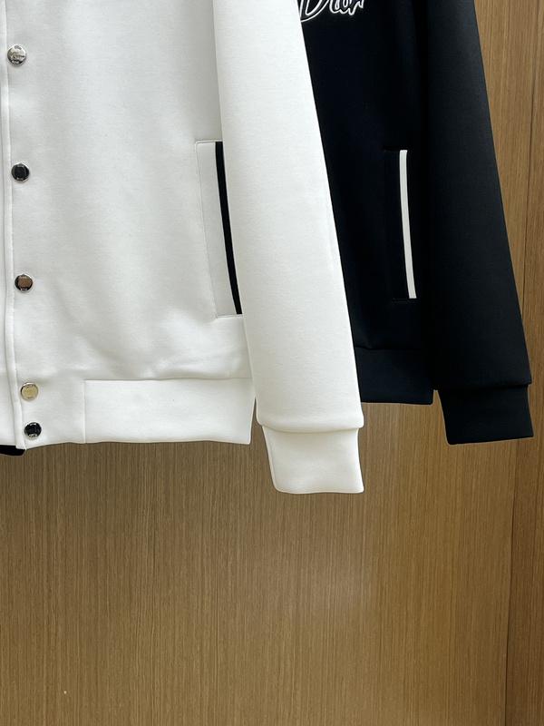 Бомбер Christian Dior Varsity Logo "White" фото № 5