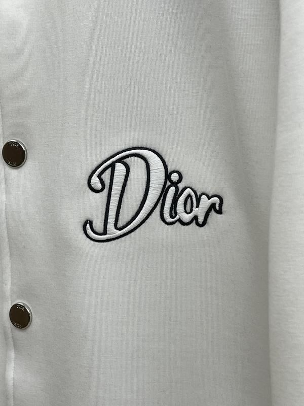 Бомбер Christian Dior Varsity Logo "White" фото № 3