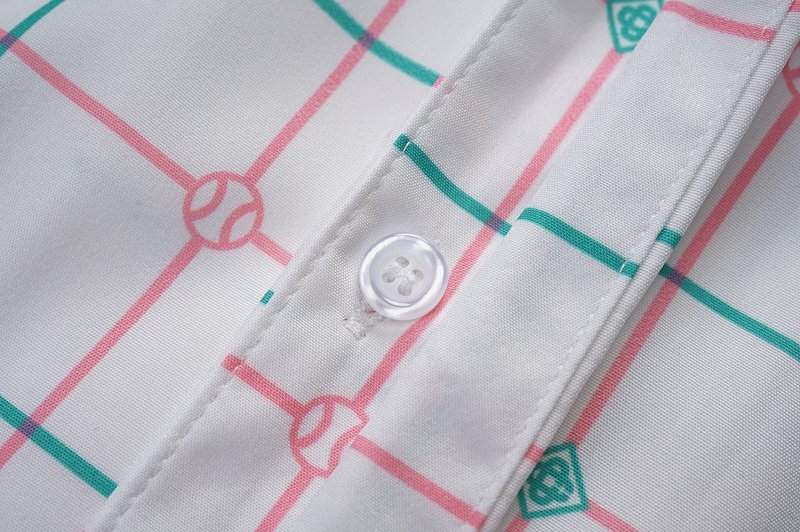 Рубашка Casablanca Colorful Squares And Edge Stripes "White" фото № 4