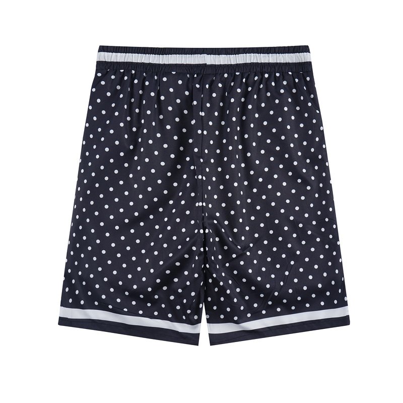 Шорты Dolce Gabbana Dotted Print With Edge Stripes "Black" фото № 2