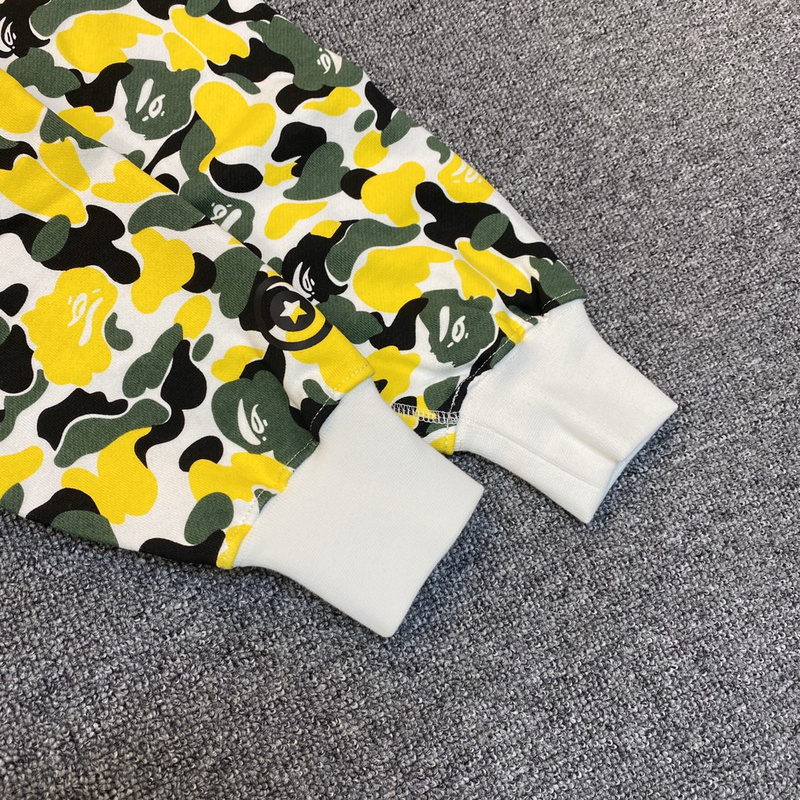 Худи A Bathing Ape Spotted With Hood ZIP "Green/Yellow" фото № 2