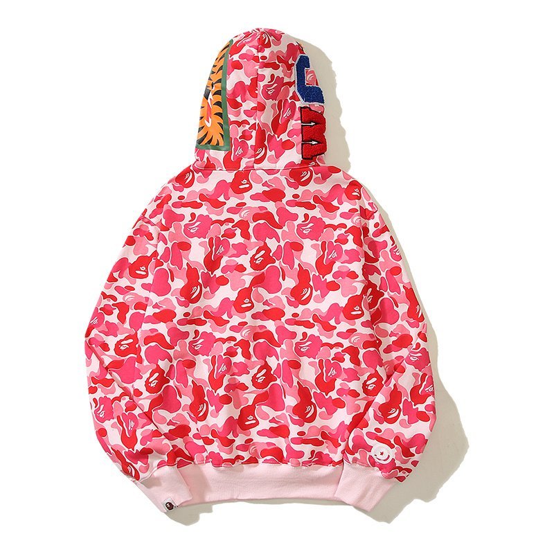 Худи A Bathing Ape The Emotion Of Despair -ZIP "Pink" фото № 2