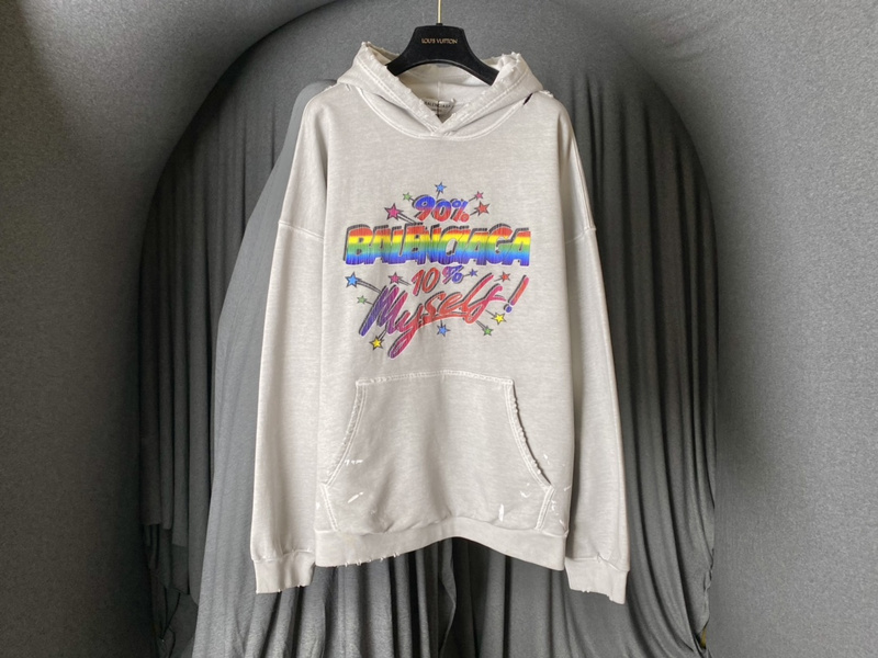 Худи Balenciaga Myself "White" фото № 6