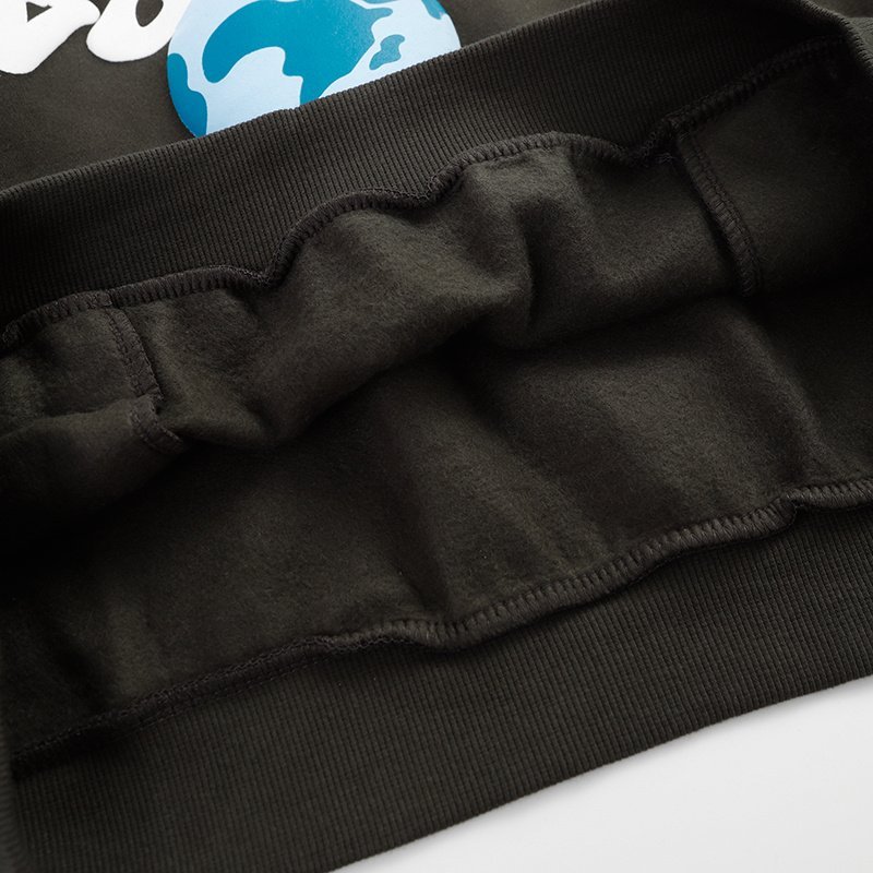 Худи Broken Planet Different Worlds "Black/Brown" фото № 8