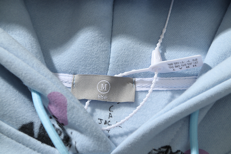 Худи Cactus Jack Merch Fun Skeleton "Blue" фото № 4