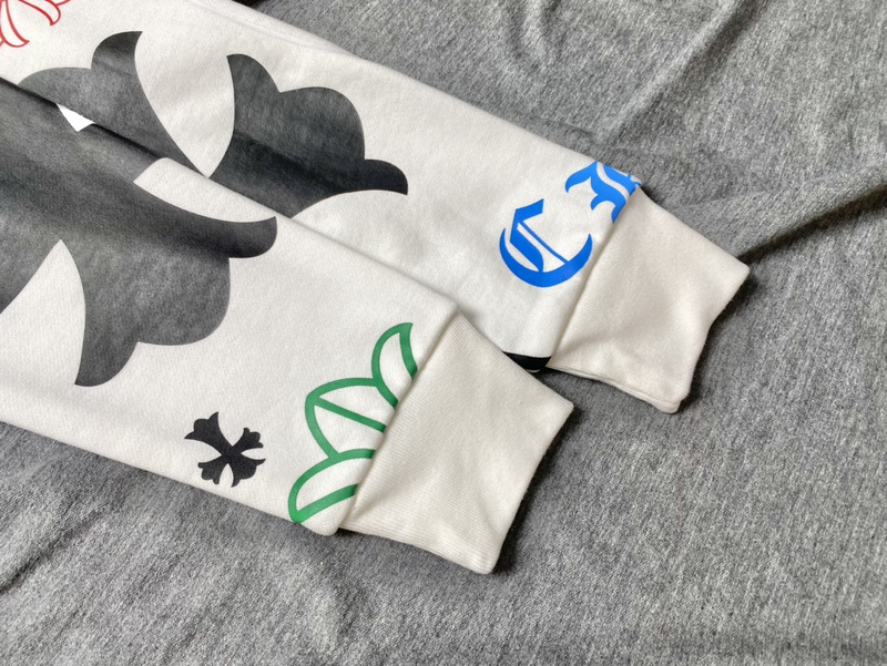 Худи Chrome Hearts Branded Stylish Inscriptions "White" фото № 9