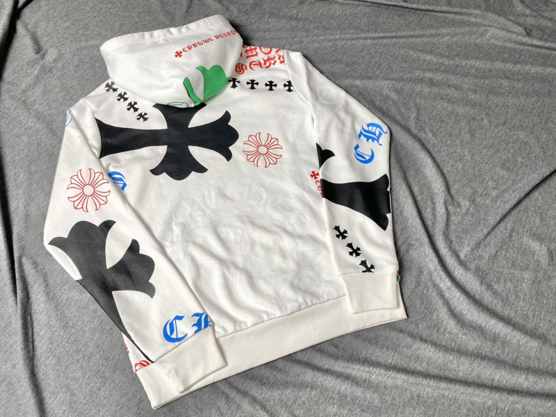 Худи Chrome Hearts Branded Stylish Inscriptions "White" фото № 4