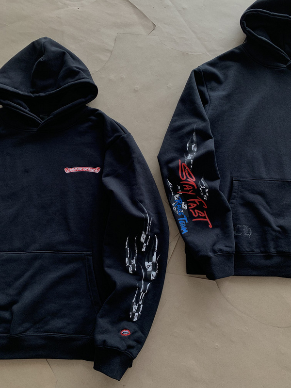 Худи Chrome Hearts Stay Fast "Black" фото № 7