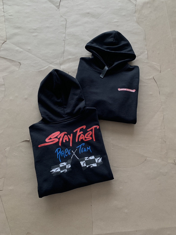 Худи Chrome Hearts Stay Fast "Black" фото № 4