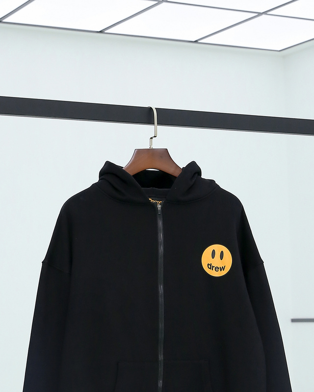 Худи ZIP Drew House With Emoji "Black" фото № 5