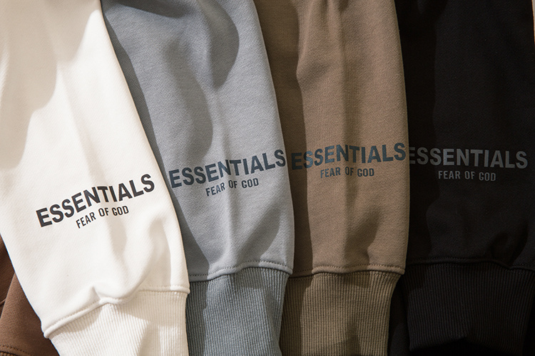 Худи Fear Of God Reflective Text "Gray" фото № 2