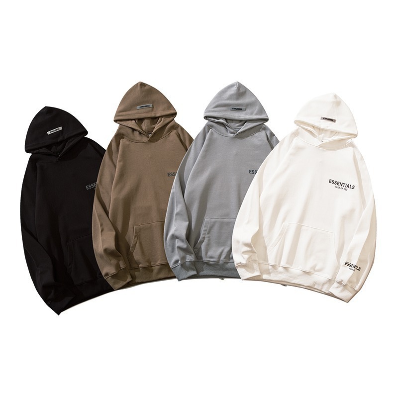 Худи Fear Of God Reflective Text "Gray" фото № 3