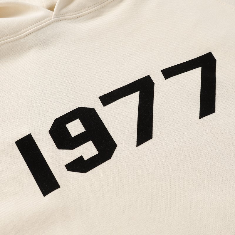 Худи Fear Of God With Number 1977 - Cotton "Cream" фото № 4