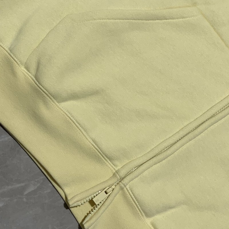 Худи Fear Of God Having Text Logo - ZIP "Yellow" фото № 7