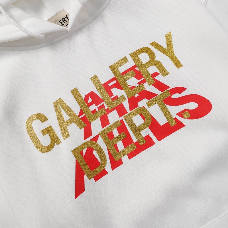 Худи Gallery Dept With Print "White" фото № 6