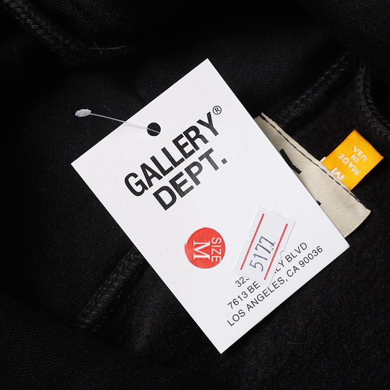 Худи Gallery Dept Nawf Atlanta "Black" фото № 5