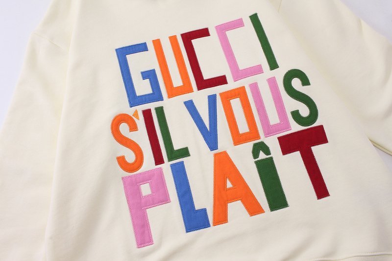 Худи Gucci Sil Vous Plait "Beige" фото № 3