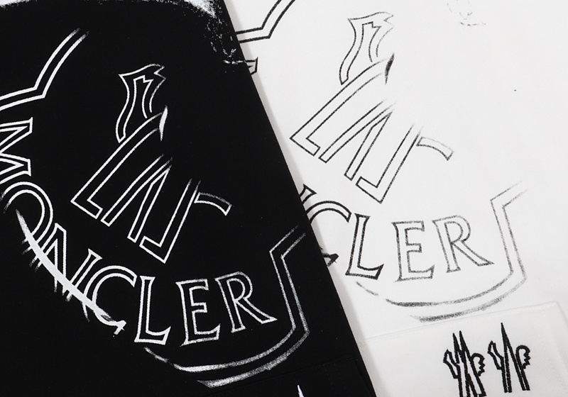 Худи Moncler Half Logo "Black" фото № 2