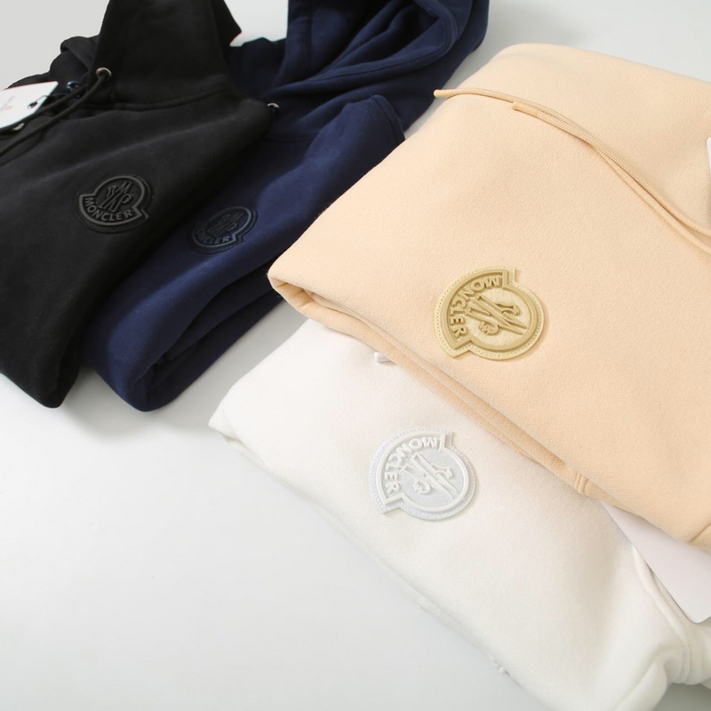 Худи Moncler With An Emblem "Black" фото № 4