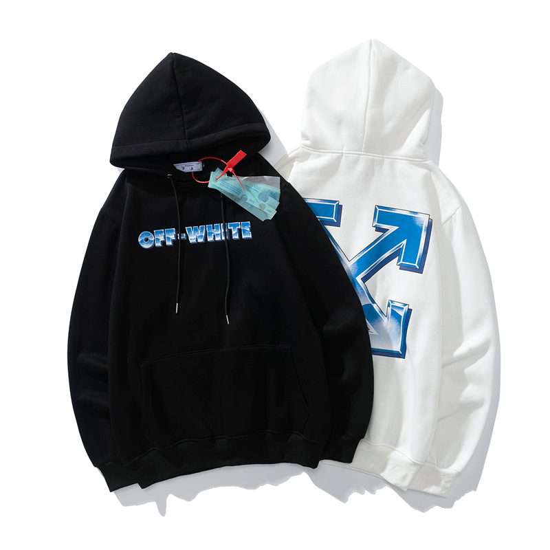 Худи Off White With Logo And Brand Name "White" фото № 2