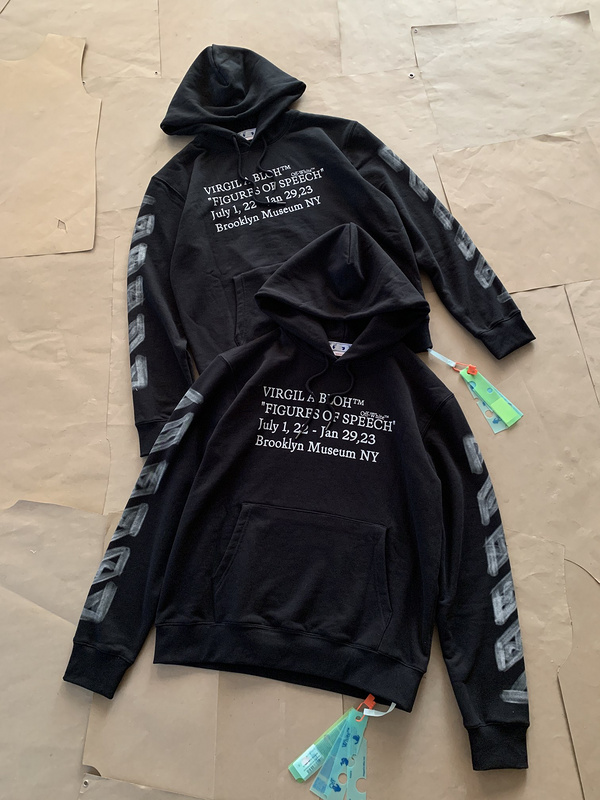 Худи Off White Virgil Abloh Fashion Designer "Black" фото № 8