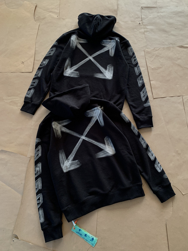 Худи Off White Virgil Abloh Fashion Designer "Black" фото № 3