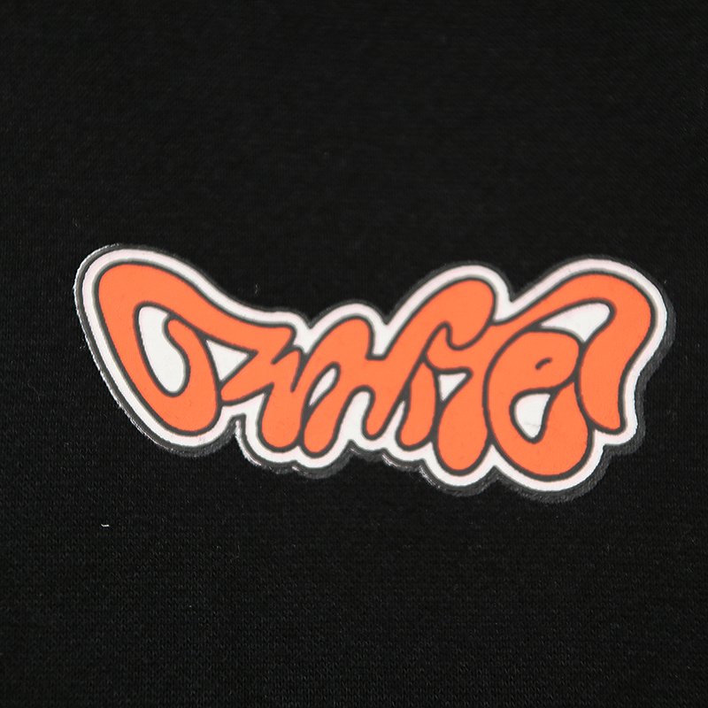 Худи Off White Print Guitar Neck And Blue Strings "Black" фото № 4