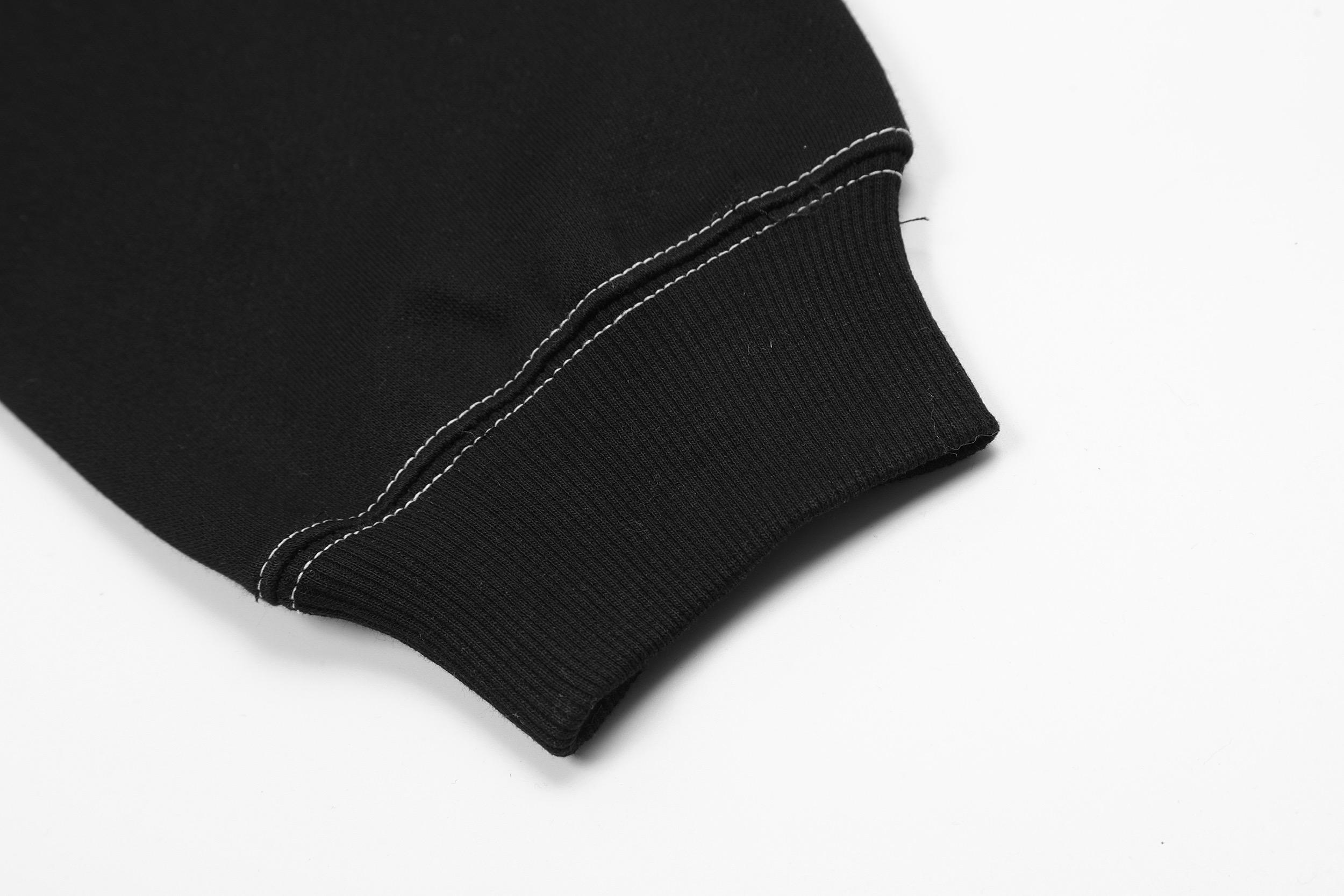 Худи Revenge Contrast Seam "Black" фото № 3