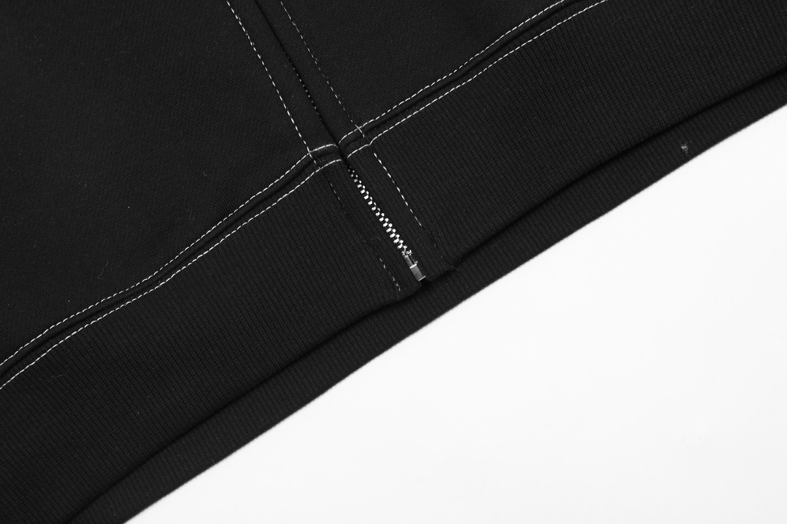Худи Revenge Contrast Seam "Black" фото № 7