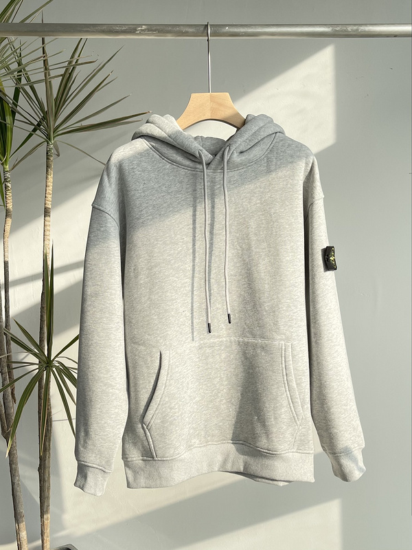 Худи Stone Island With An Introductory Patch "Gray/White" фото № 7