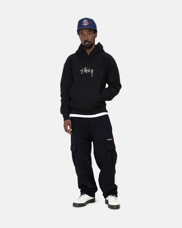 Худи Stussy Logo In The Center "Black" фото № 2