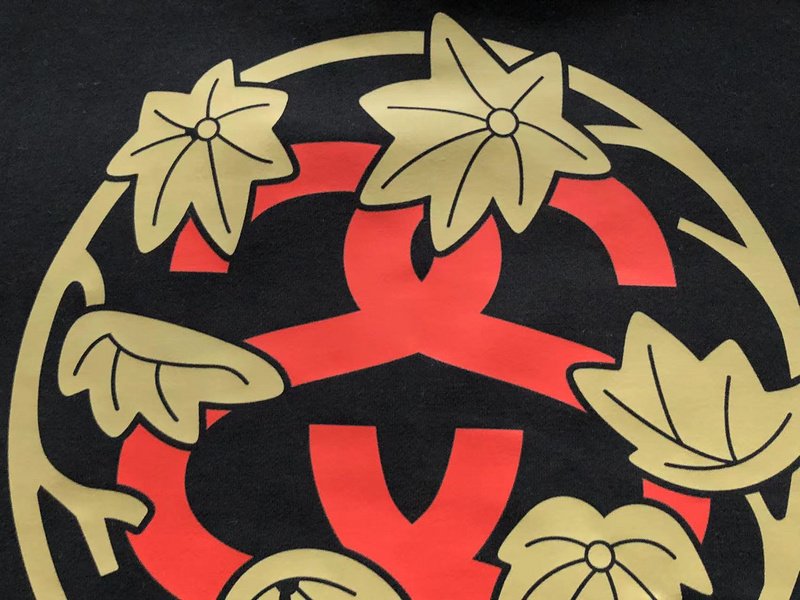 Худи Stussy Circle With Logo Letter And Leaves "Black" фото № 3