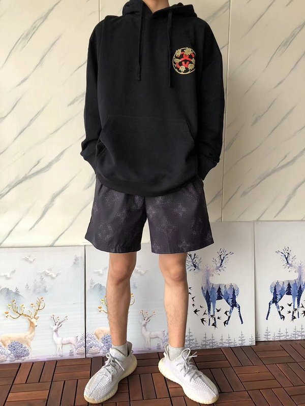 Худи Stussy Circle With Logo Letter And Leaves "Black" фото № 8