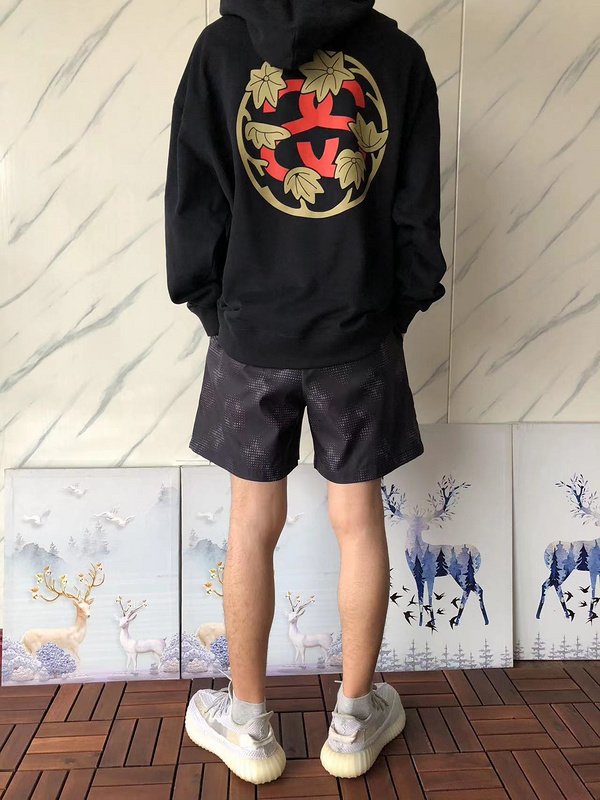 Худи Stussy Circle With Logo Letter And Leaves "Black" фото № 9