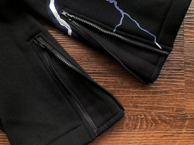 Штаны Trapstar Wide Multicolor Embroidered Logo "Black" фото № 5