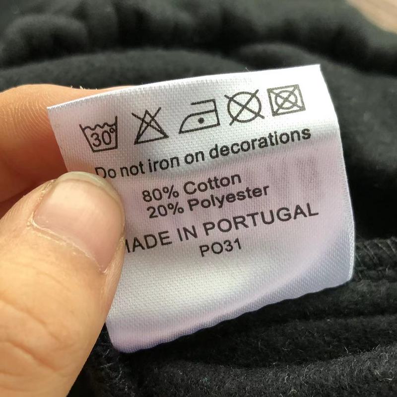 Штаны Trapstar Wide Multicolor Embroidered Logo "Black" фото № 9