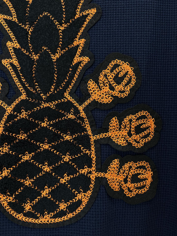 Олимпийка Gucci Pineapple Logo "White/Blue" фото № 6