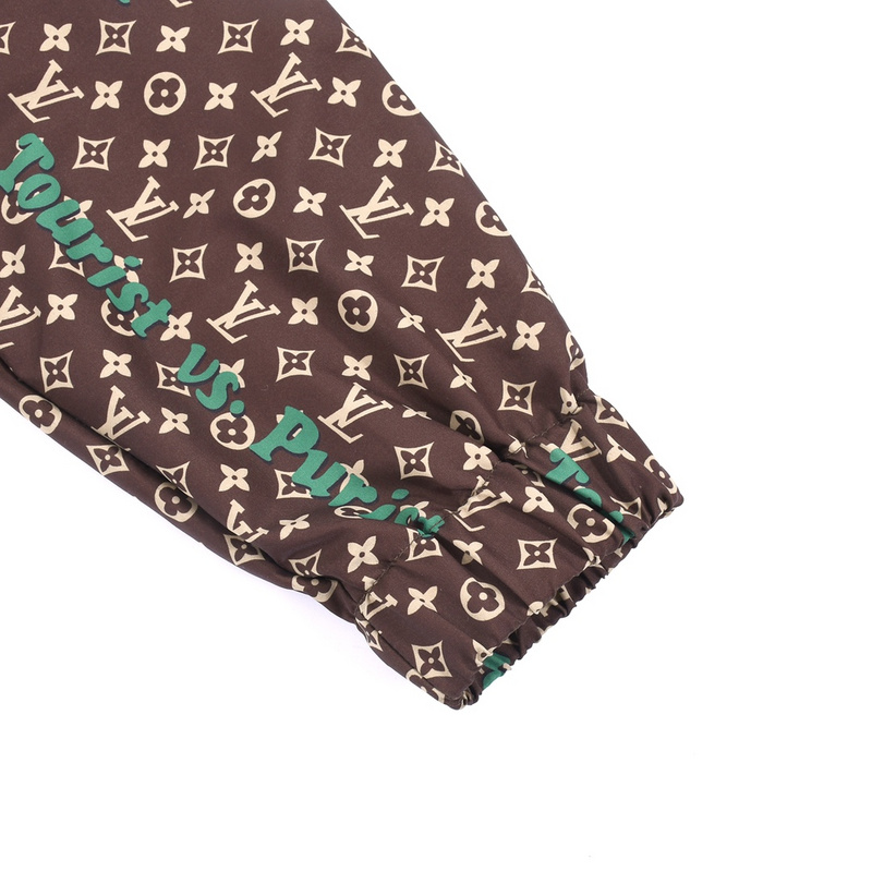 Ветровка Louis Vuitton Brand Print "Brown" фото № 3