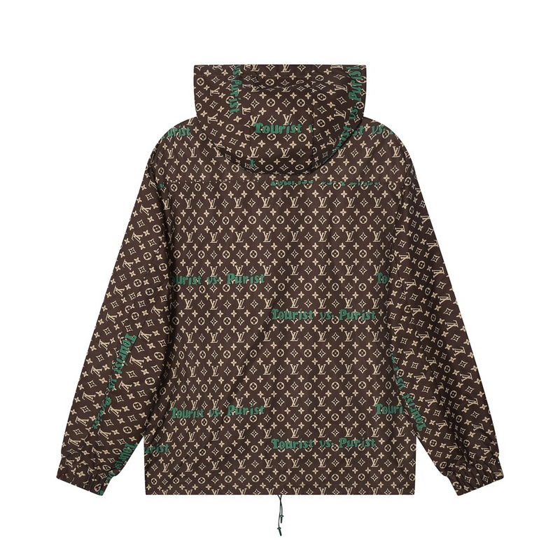 Ветровка Louis Vuitton Brand Print "Brown" фото № 7