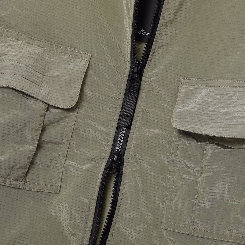 Олимпийка Stone Island Classic ZIP "Gray/Beige" фото № 4