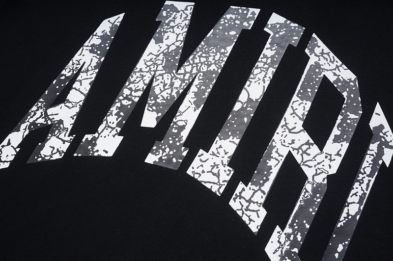 Лонгслив Amiri Logo Big Word "Black" фото № 7